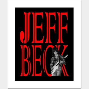 jeff beck played guitar Posters and Art